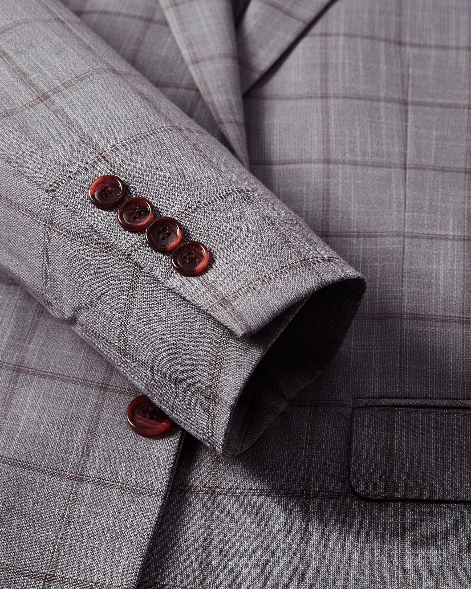 Checkered Modern Fit Suit