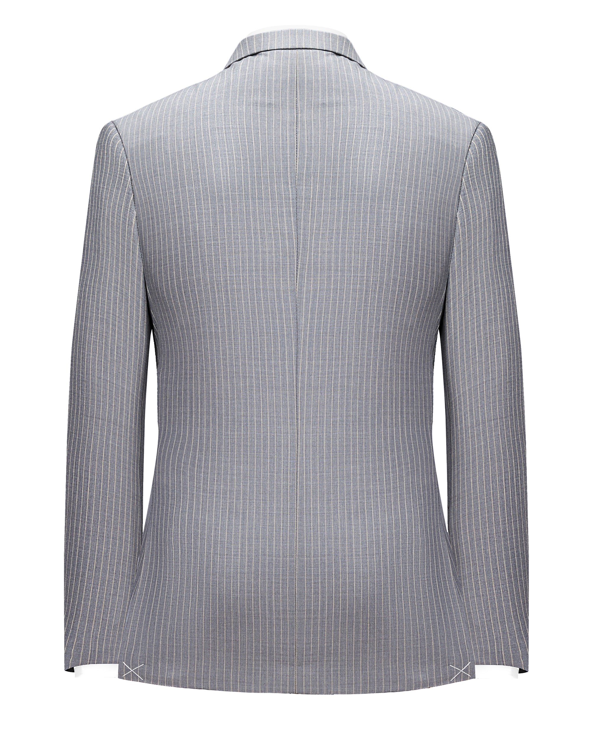 Pinstripe Modern Fit Wool Blend Suit