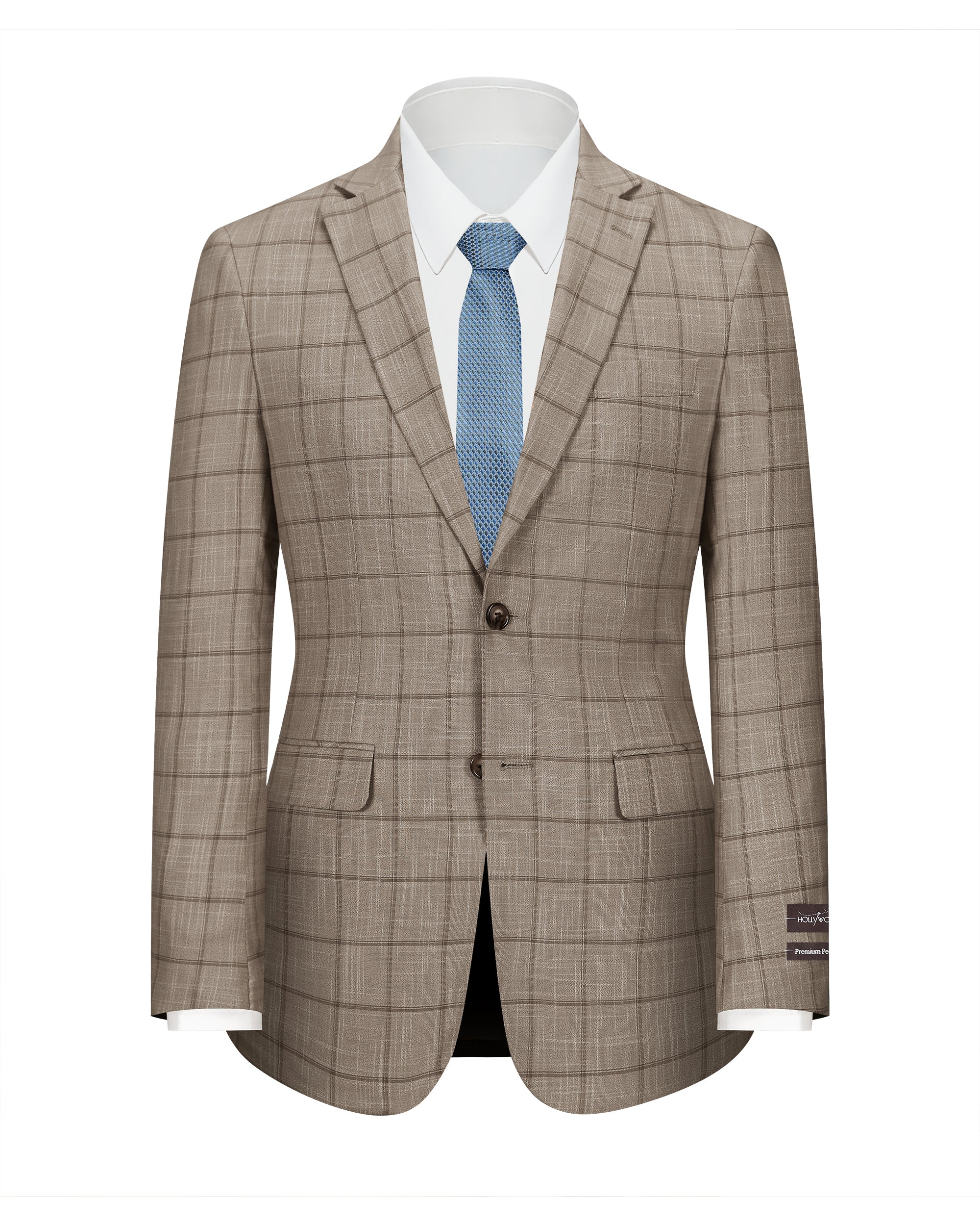 Checkered Modern Fit Suit