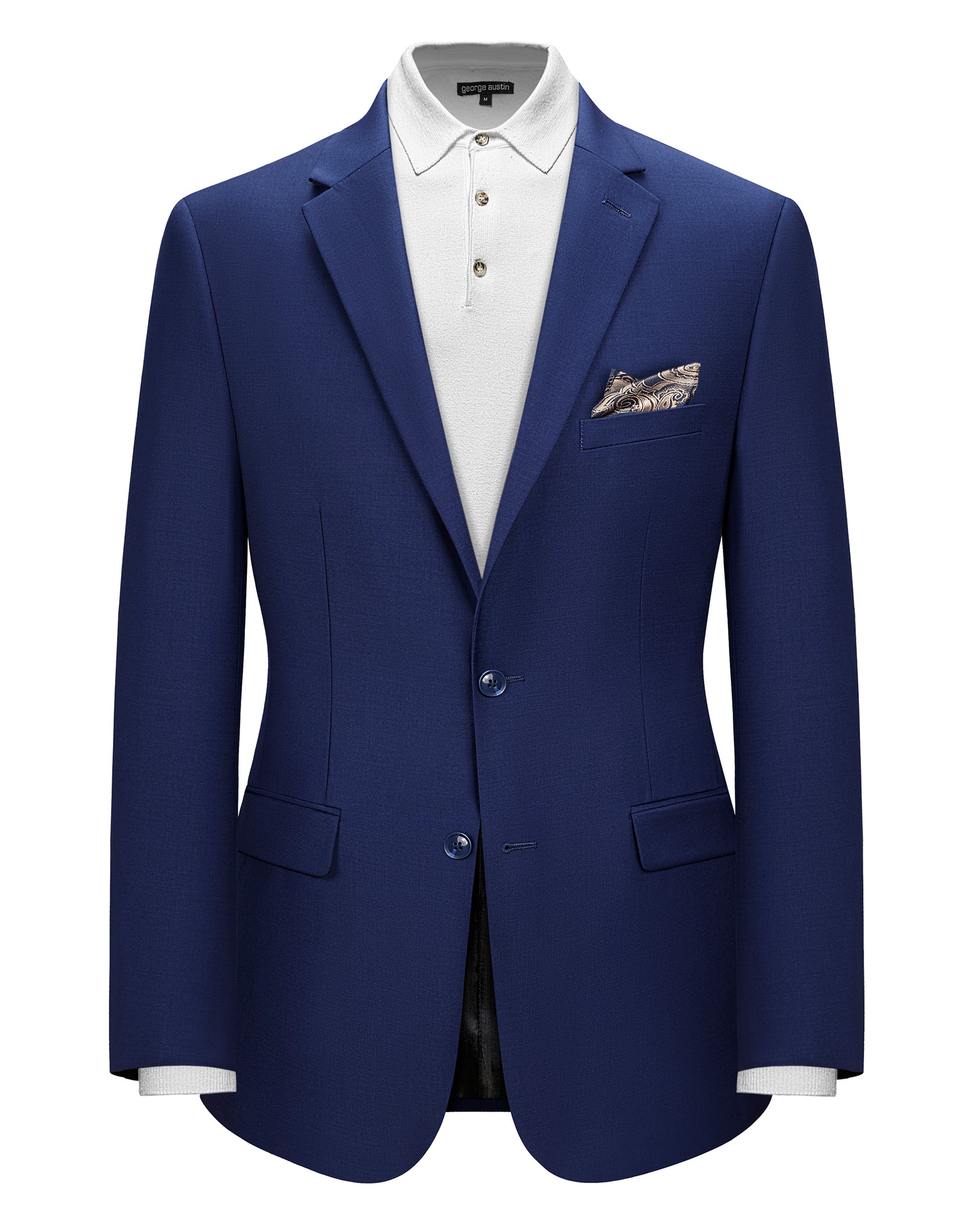 Wool Blend Slim Fit Suit