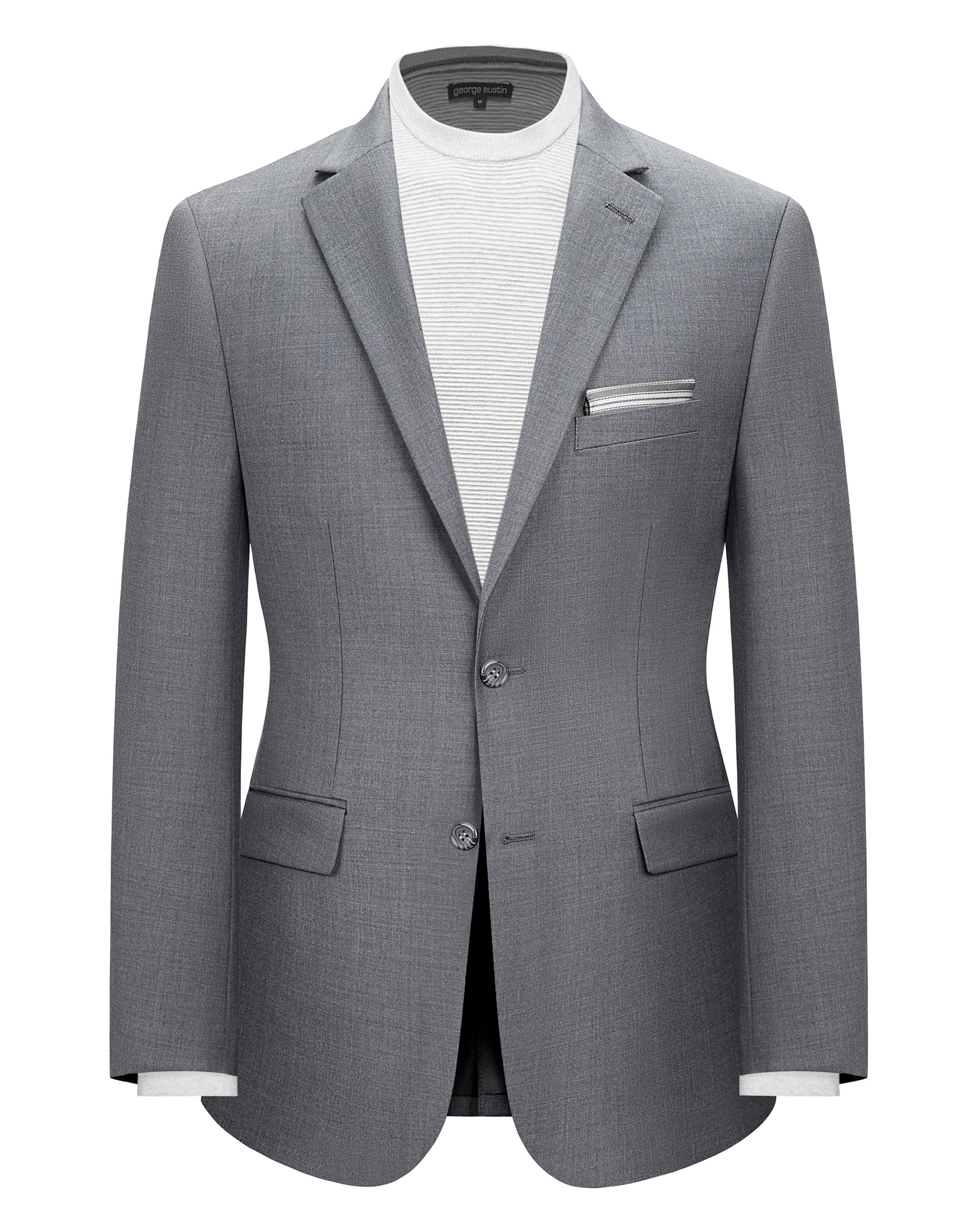 Wool Blend Slim Fit Suit