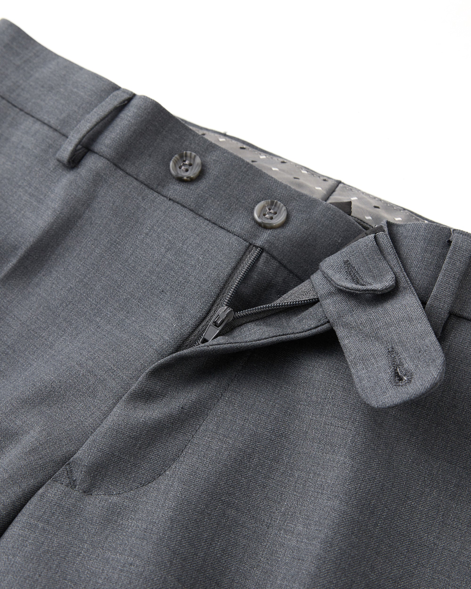 Wool Blend Slim Fit Suit