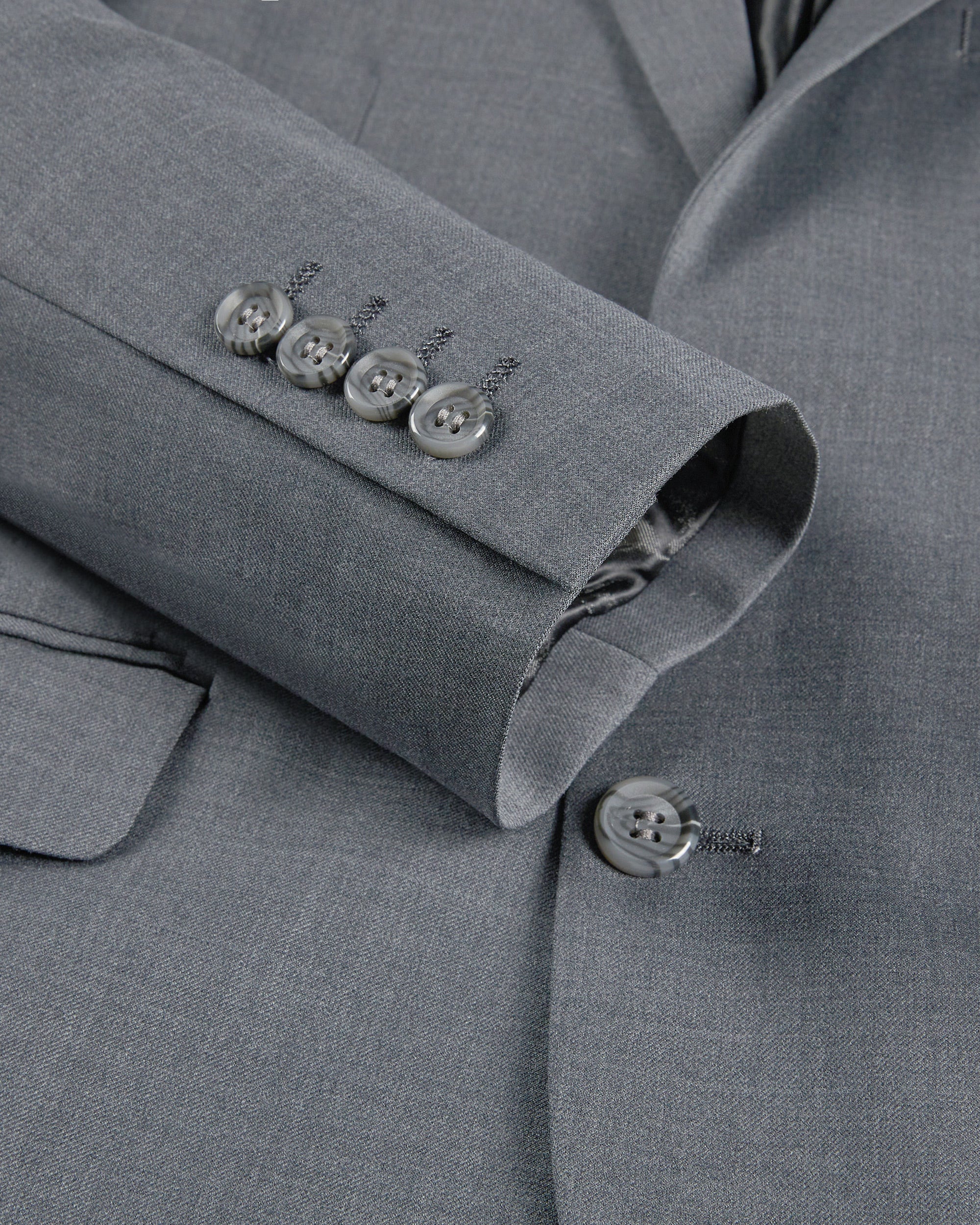 Wool Blend Slim Fit Suit