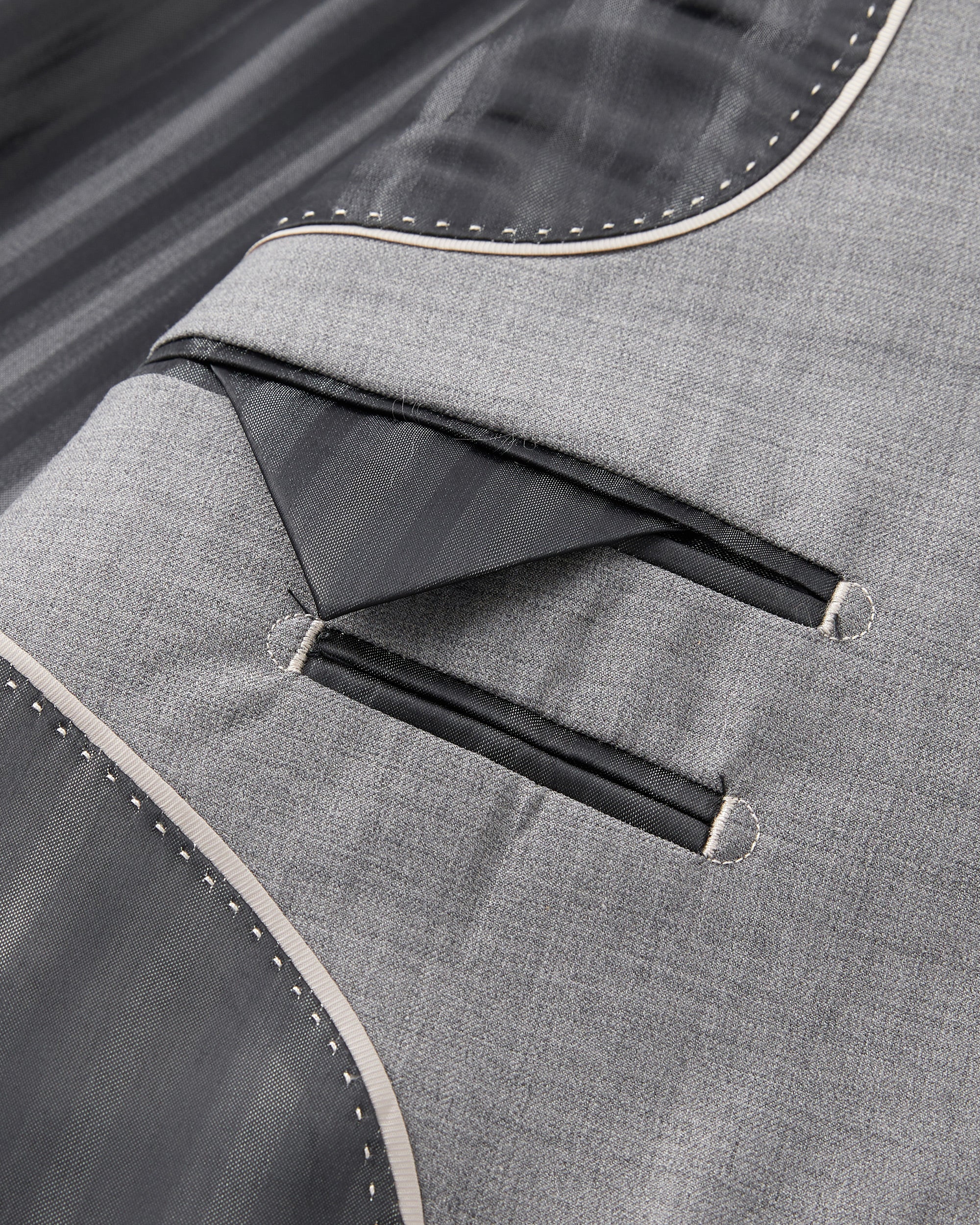 Wool Blend Slim Fit Suit