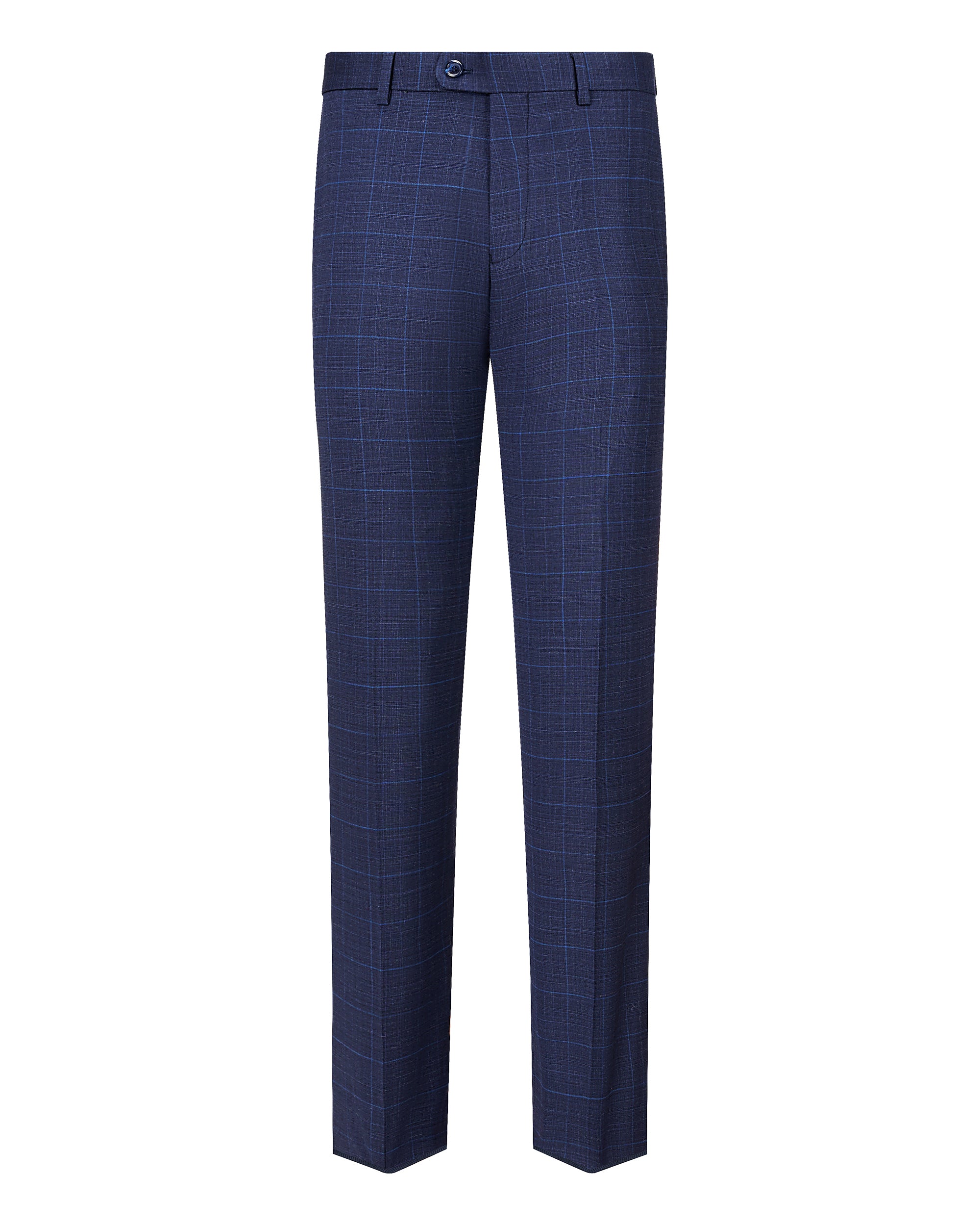 Window Plaid Tailored Fit Wool Blend Suit