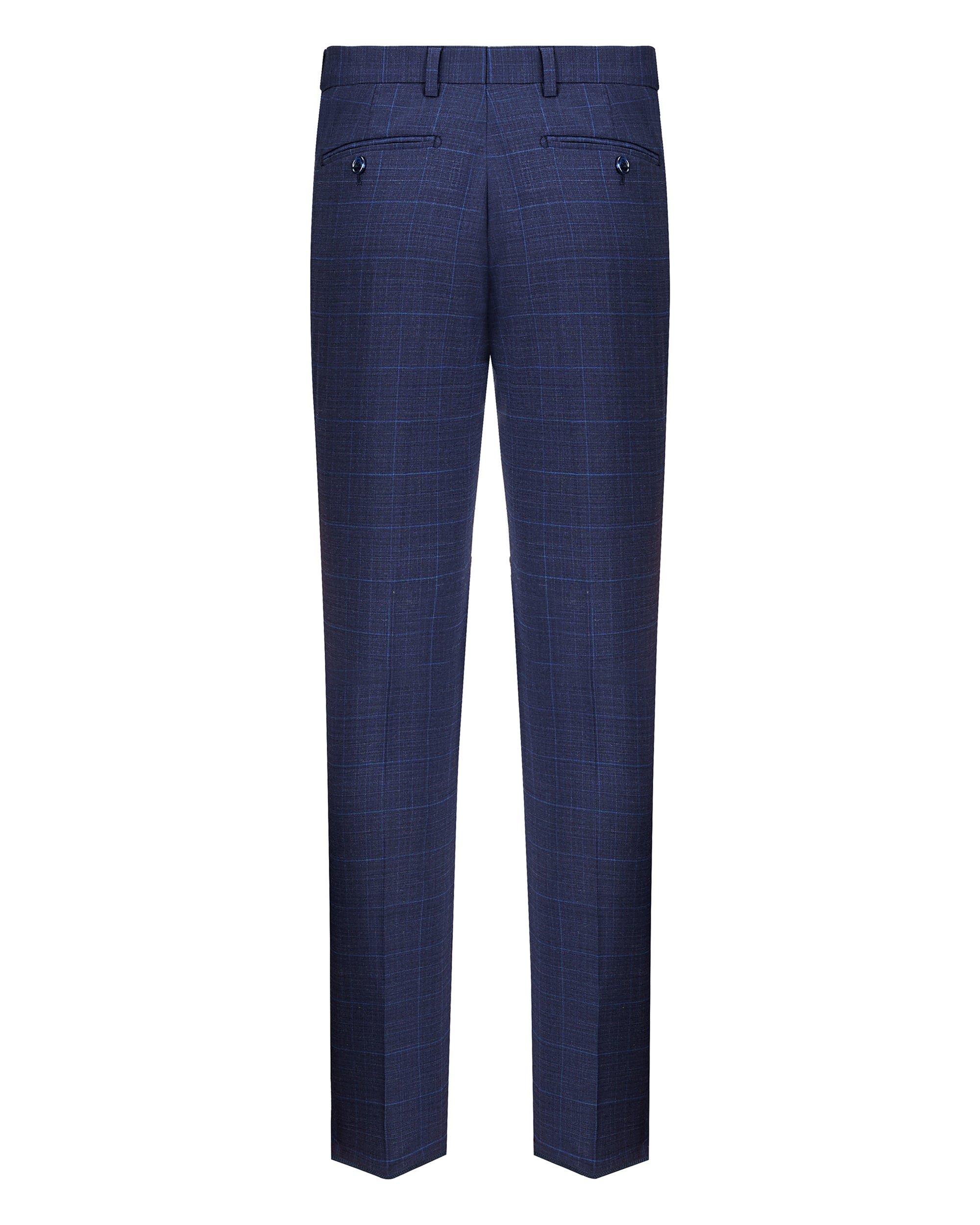 Window Plaid Tailored Fit Wool Blend Suit