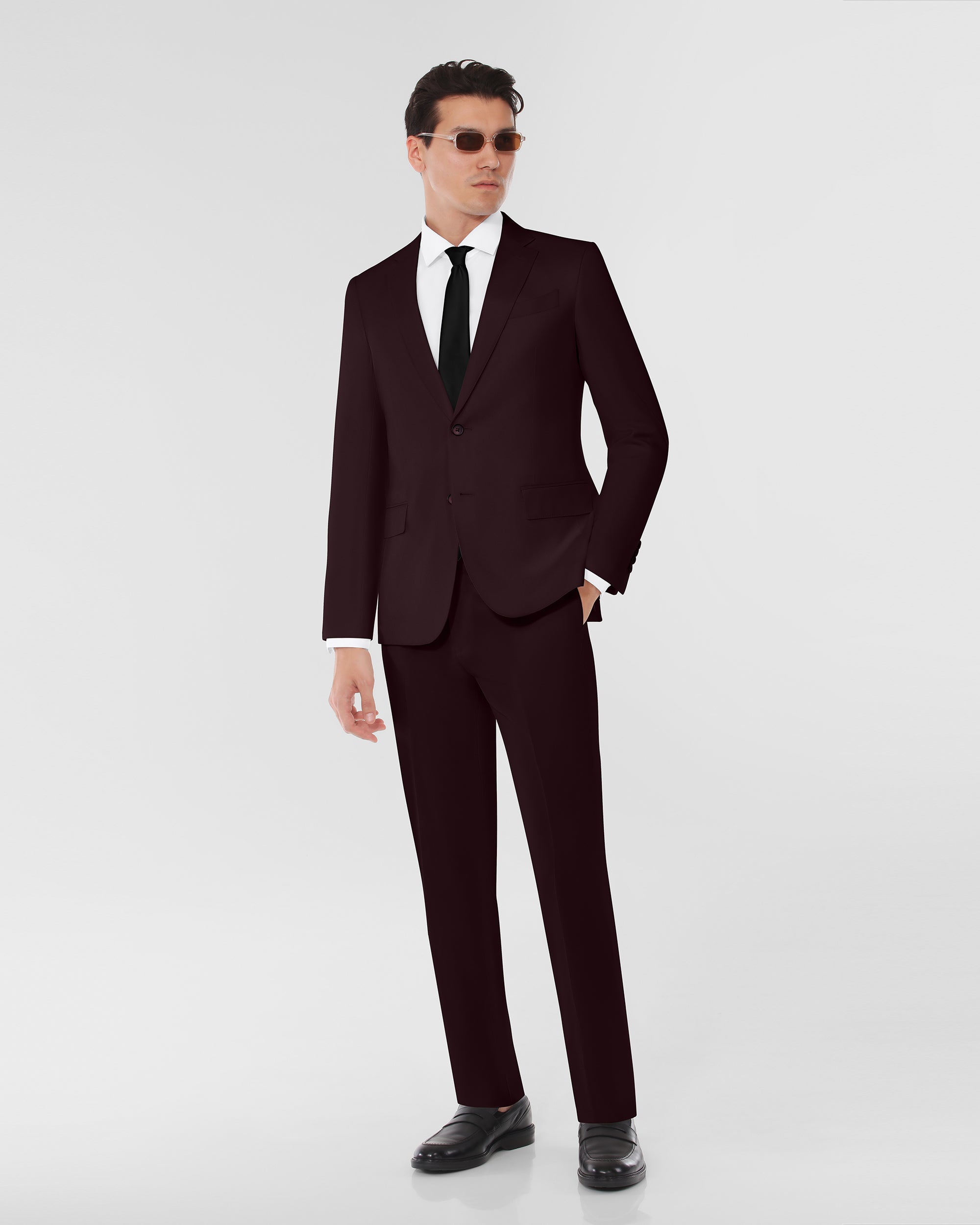 Luxury Wool Tailored Fit Suit