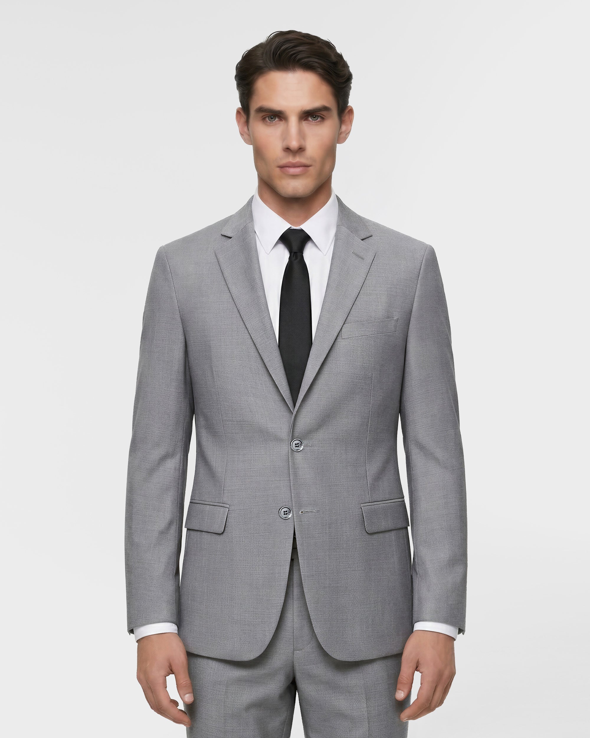 Modern Fit Wool Blend Suit