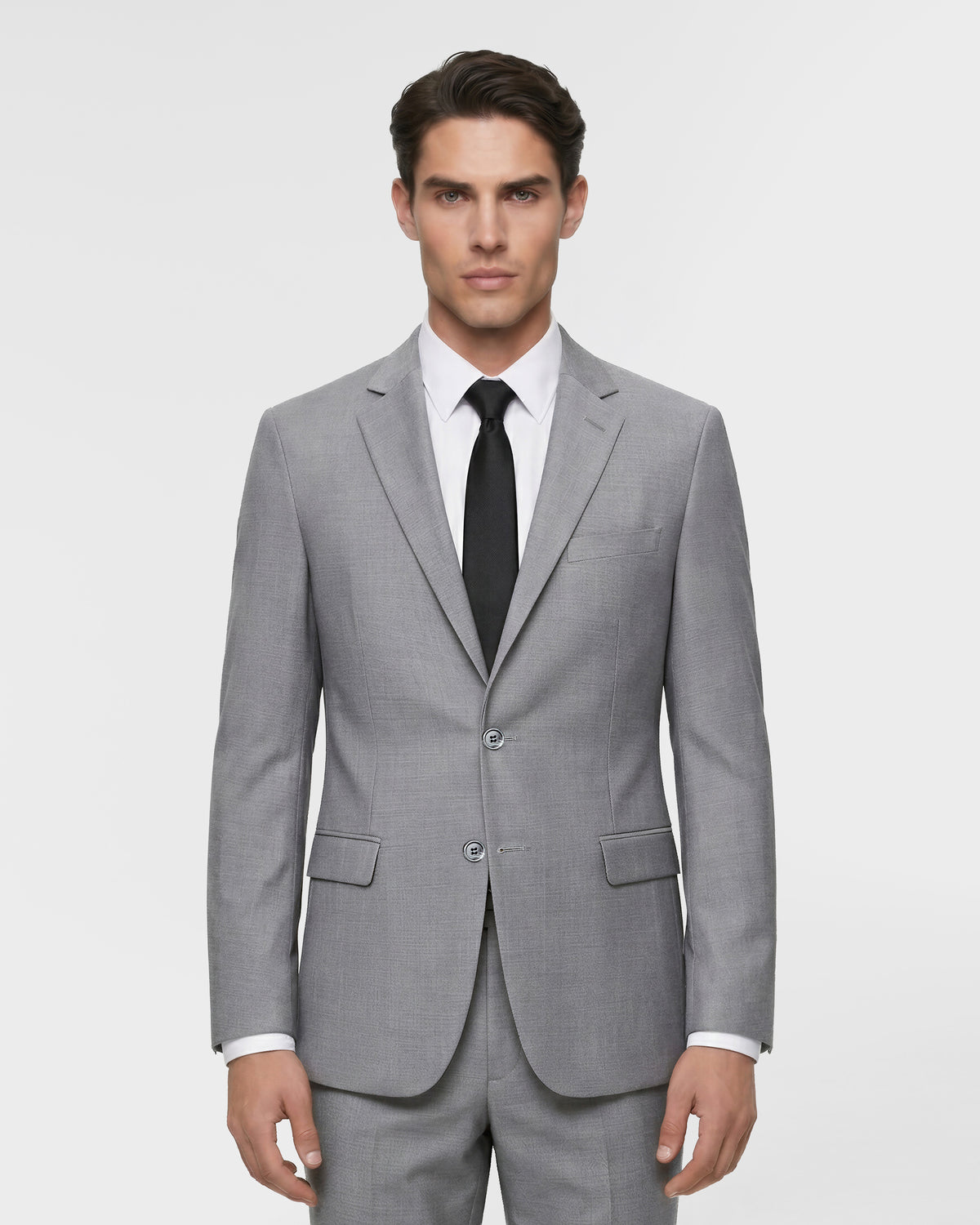 Modern Fit Wool Blend Suit