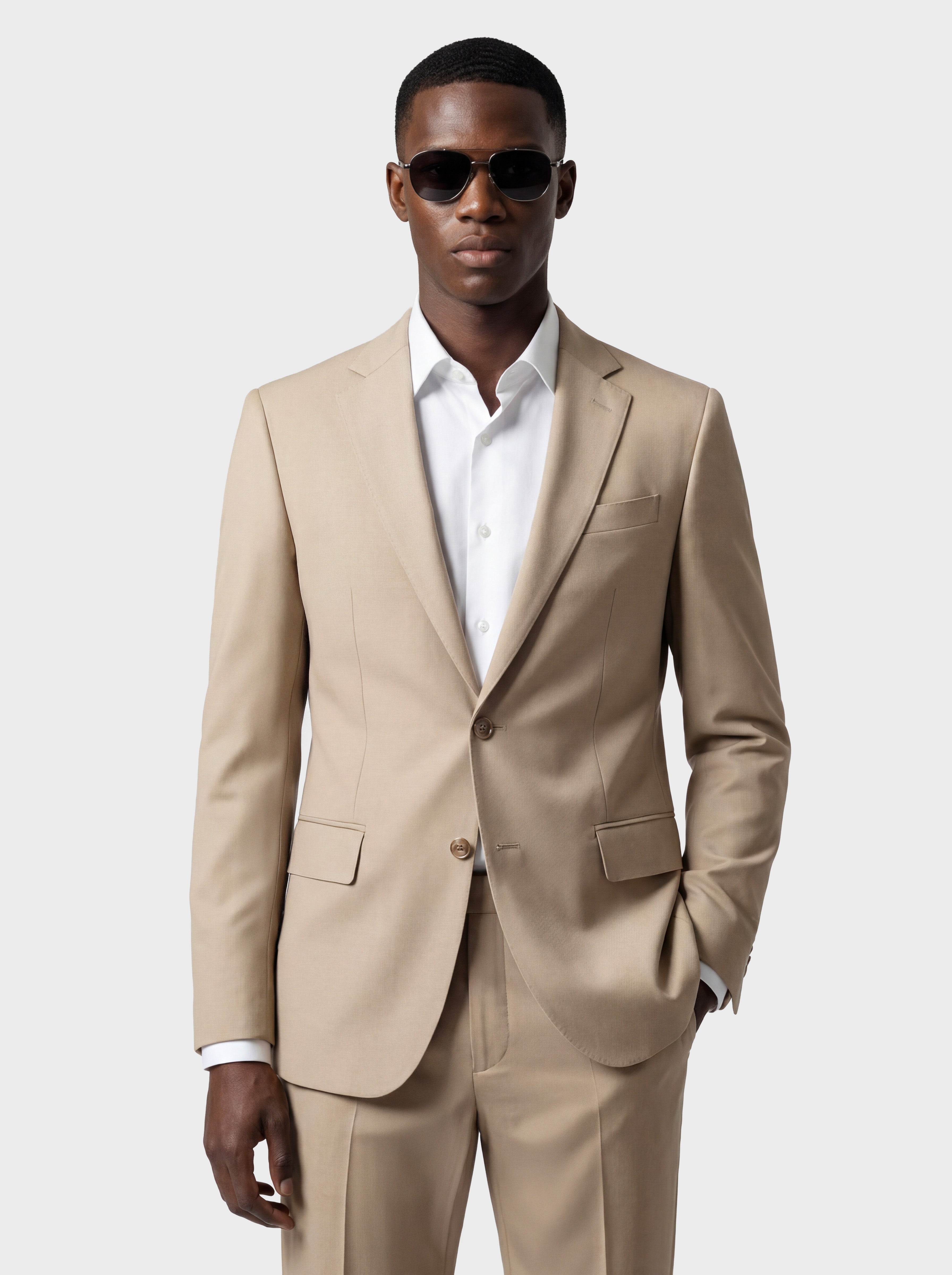 Modern Fit Wool Suit