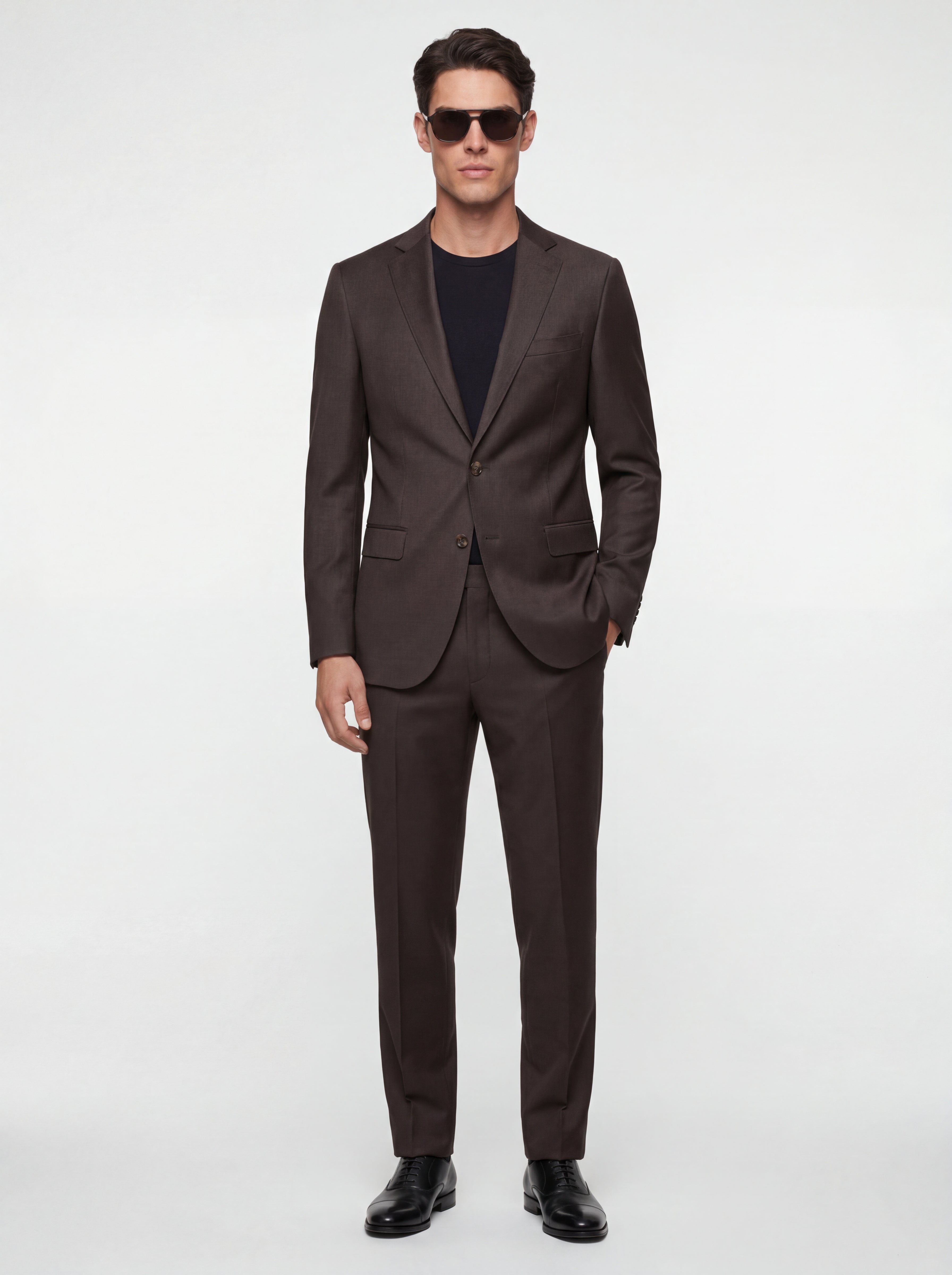 Premium Wool Cashmere Modern Fit Suit