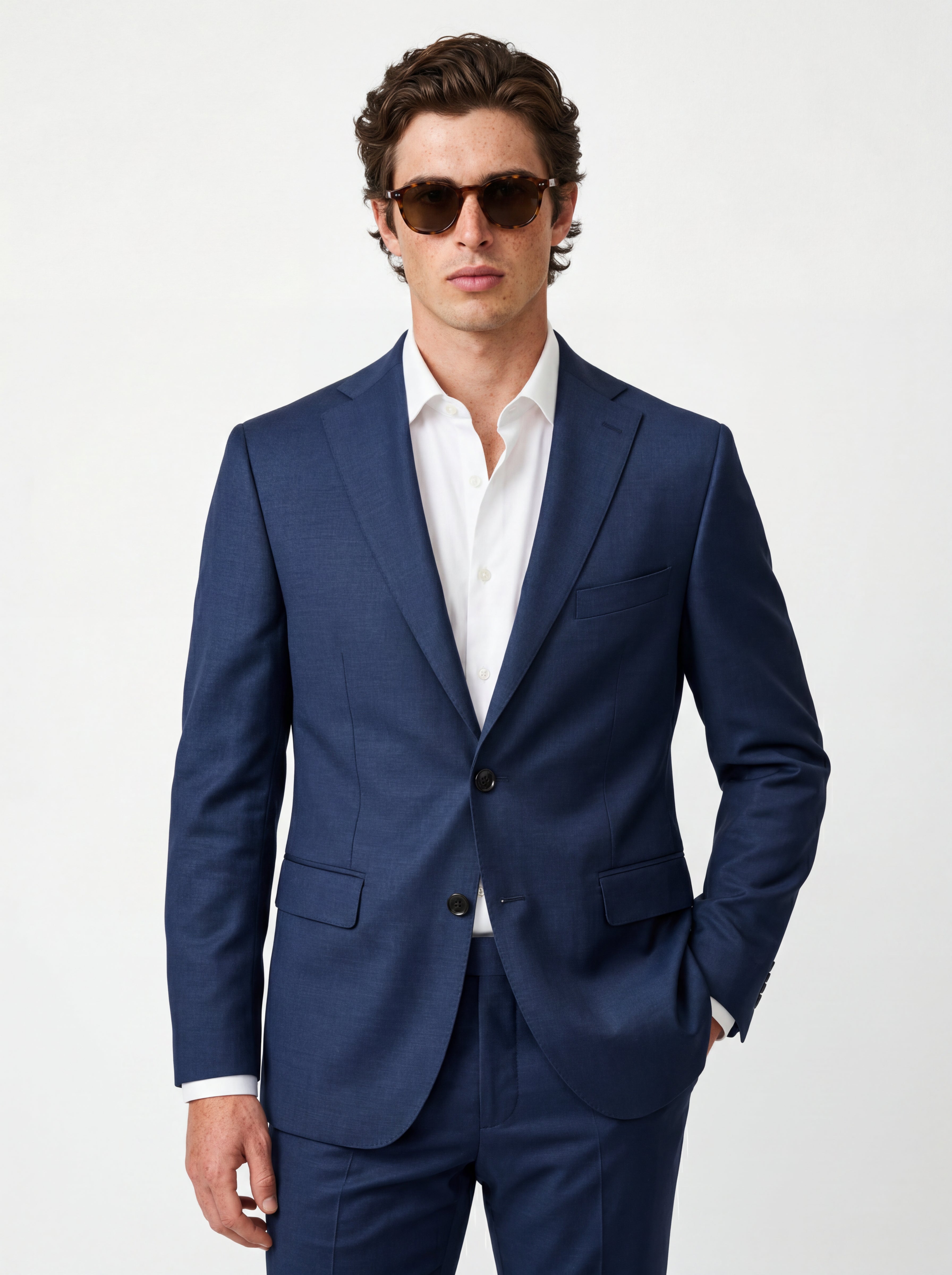 Premium Wool Cashmere Modern Fit Suit