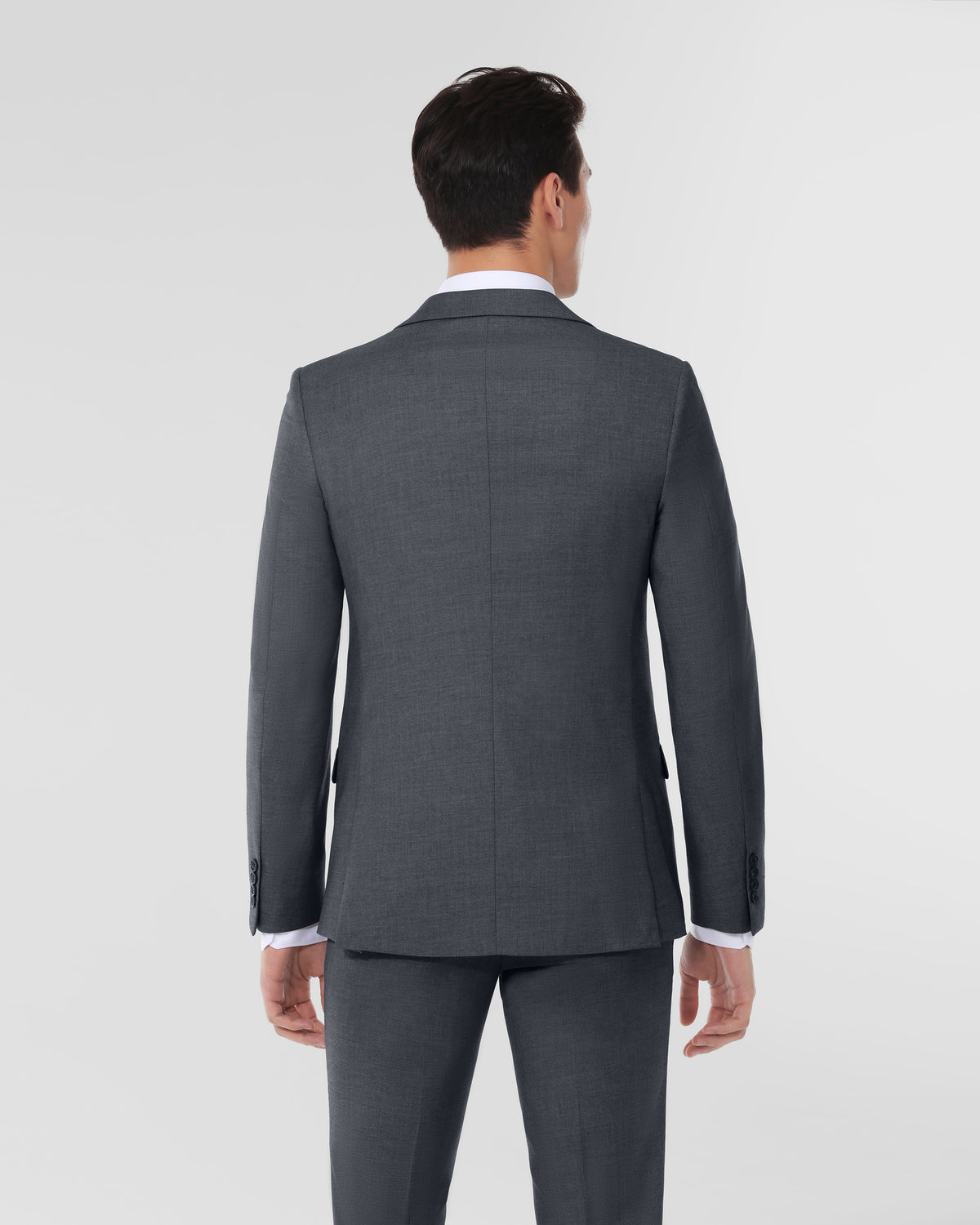 black dress shirt grey vest Profile 3-Piece Slim Fit Suit with – | Men's Suit Under Tailored for modern style COLOR:Red ASOS DESIGN mesh asymmetric new_arrivals_03.04