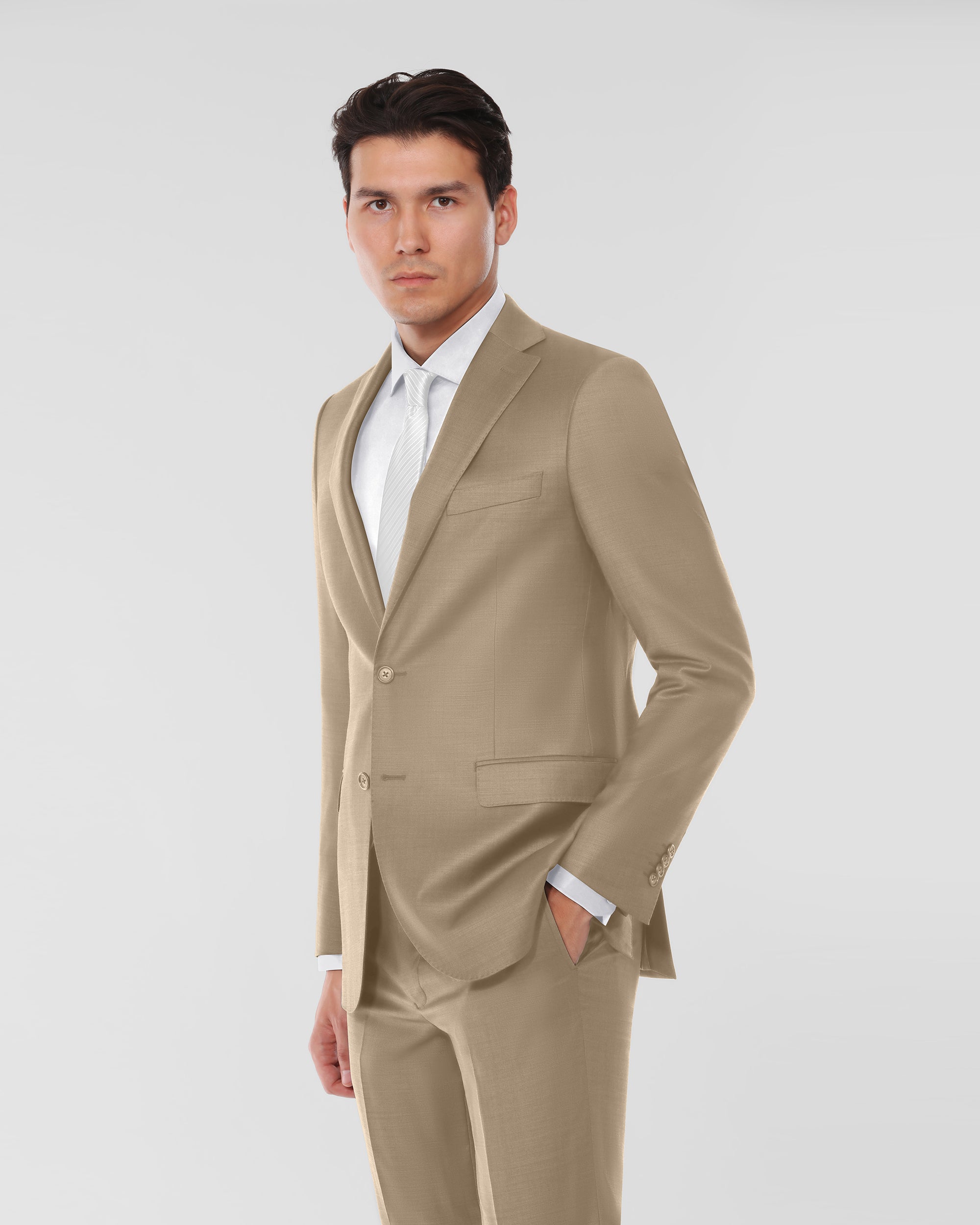Wool Blend Modern Fit Suit