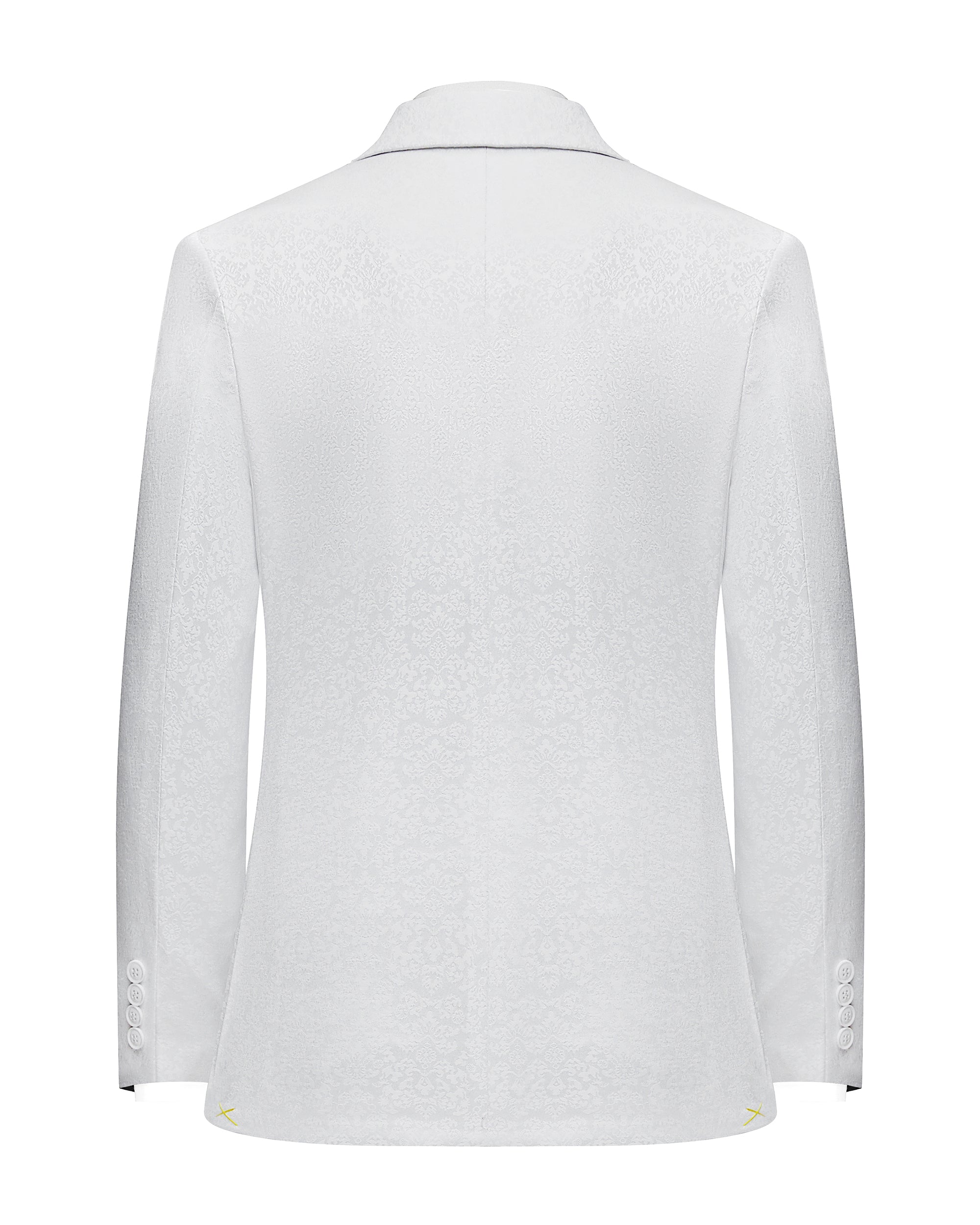 Floral Slim Fit Tuxedo with Vest