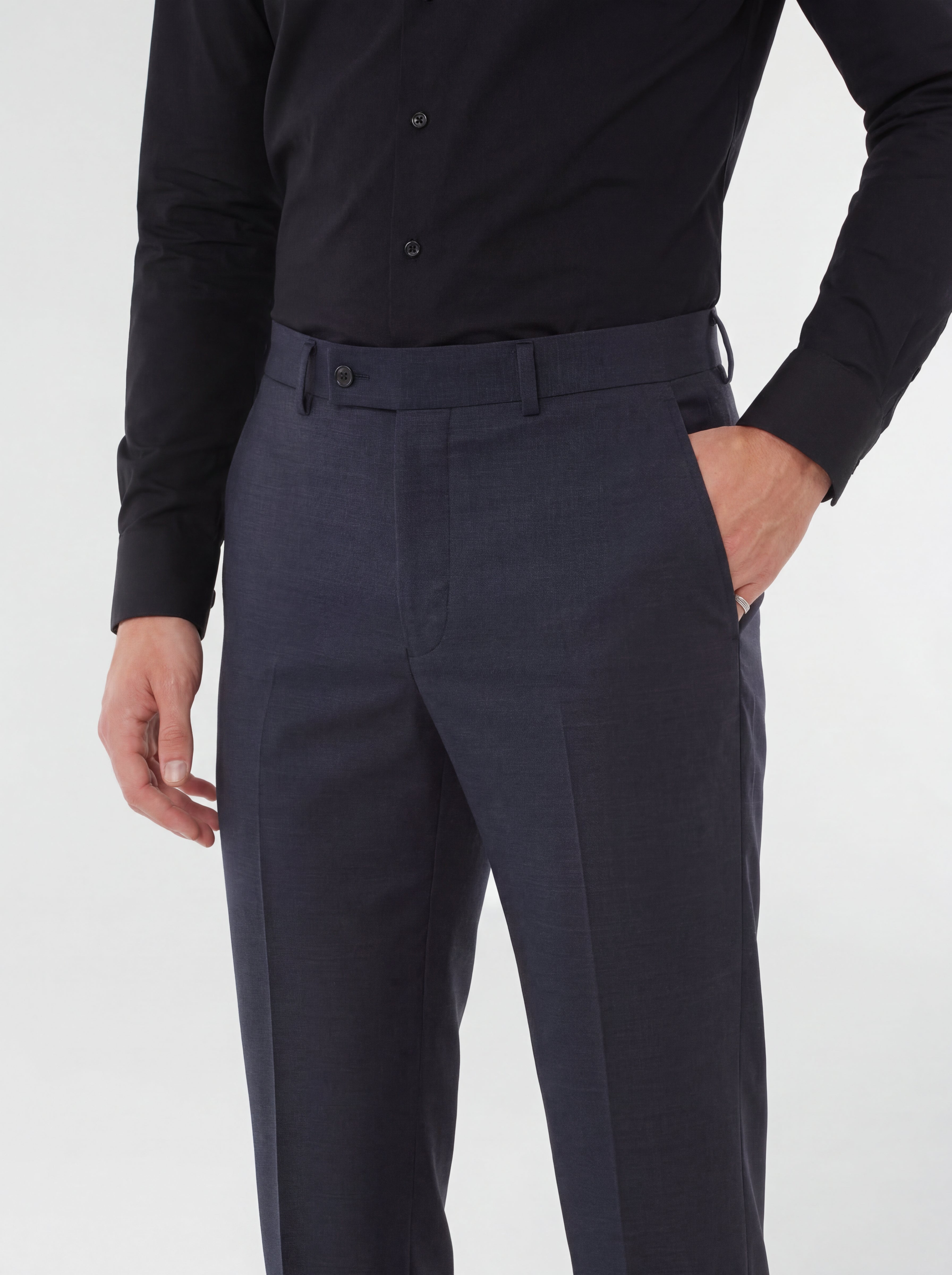 Wool Cashmere Modern Fit Pants