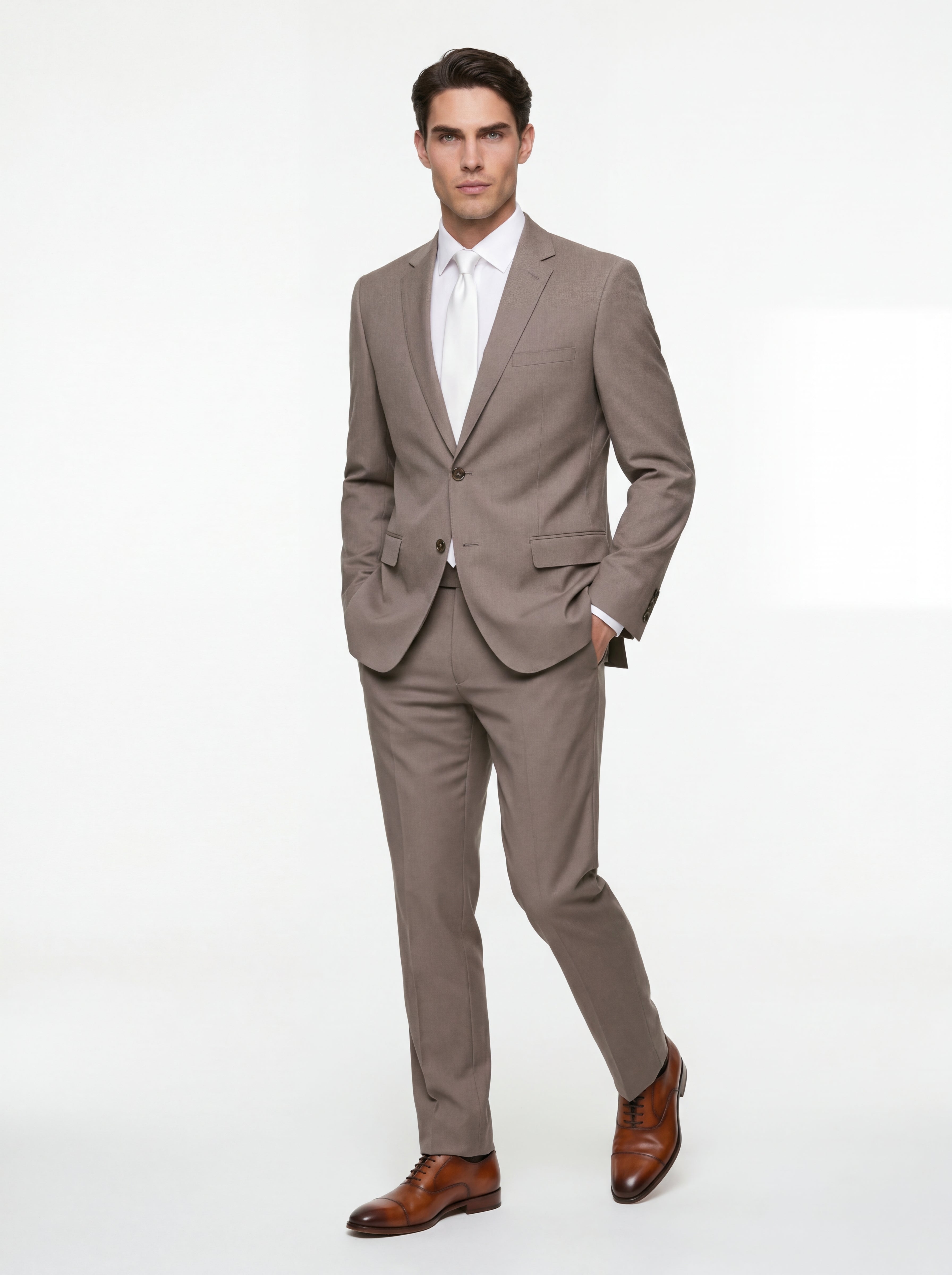 Modern Fit Wool Suit