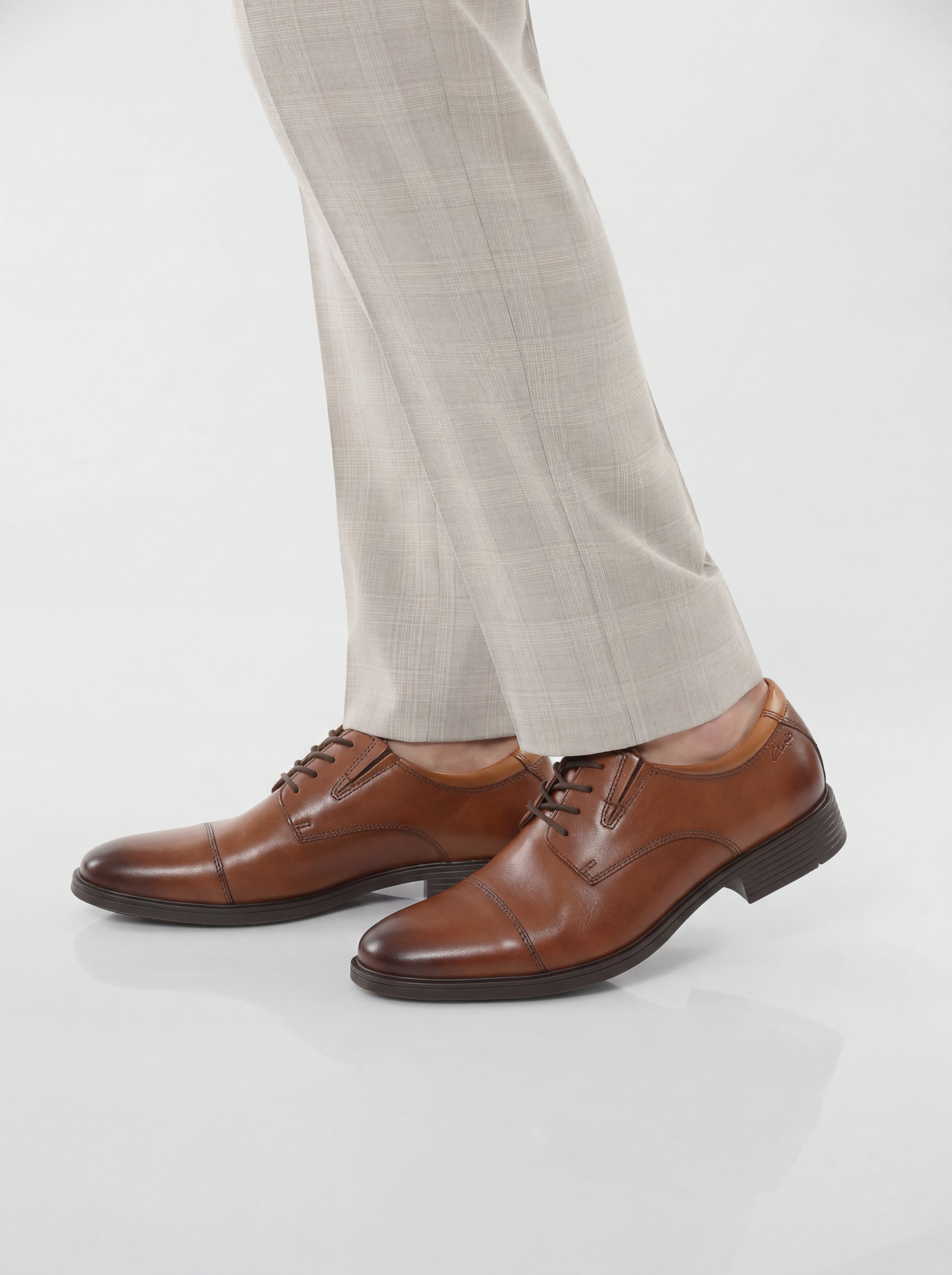 Classic Leather Cap Toe Derby Shoe