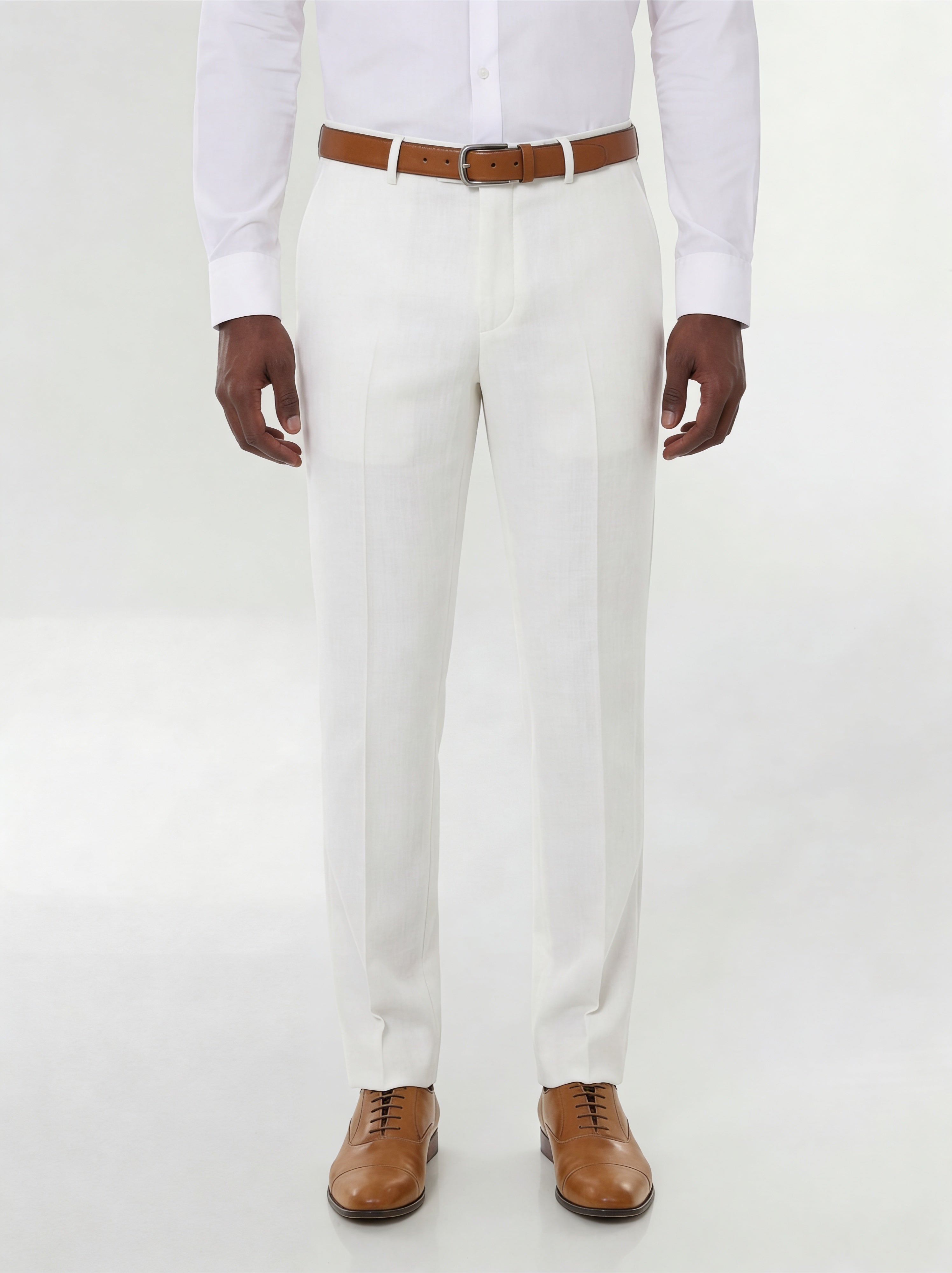 Herringbone Modern Fit Linen Suit
